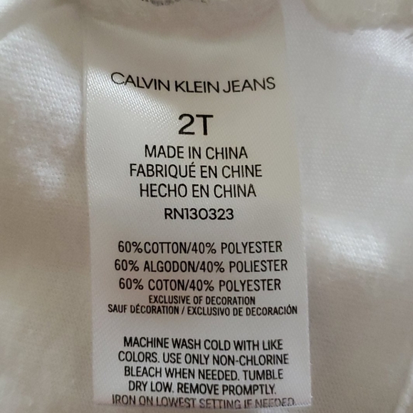 Calvin Klein Girls' 3 Pieces Vest Pants Set - Picture 3 of 4